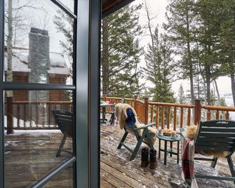 Jhrl - Granite Ridge Cabin 7620 - Luxury Log Cabin, Mountain Views And Private Hot Tub - Teton Village - Balcony