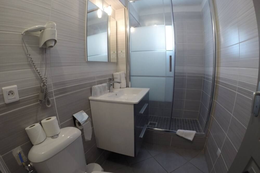 Hotel Les Palmiers En Camargue - סנט-מארי דה-לה-מר - חדר רחצה
