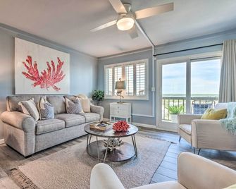 Pcb Beachfront 'coastal Abode' at Pinnacle Port! - Panama City Beach - Pokój dzienny