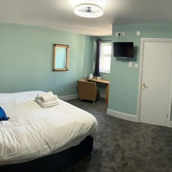 Bedroom view of The Crafty Cow