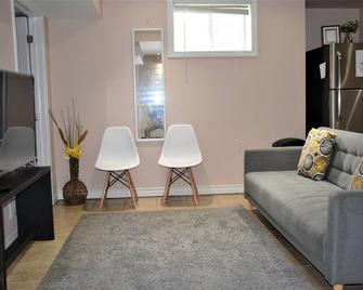 Beautiful and spacious two bed room Basement Apartment - Caledon - Living room