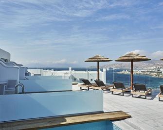 Grand Beach Hotel - מיקונוס - מרפסת