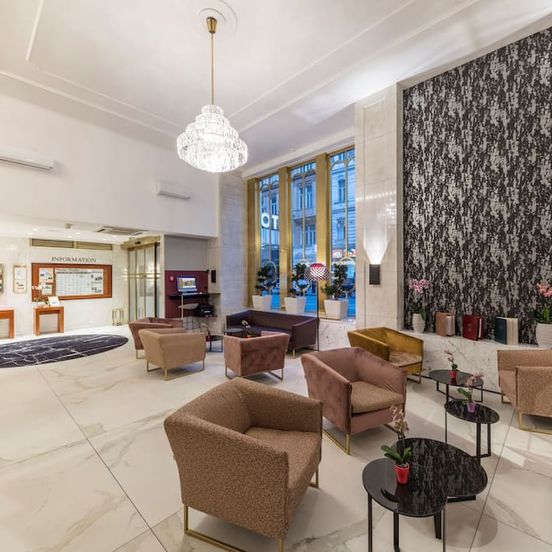 Lobby view of Hotel City Central