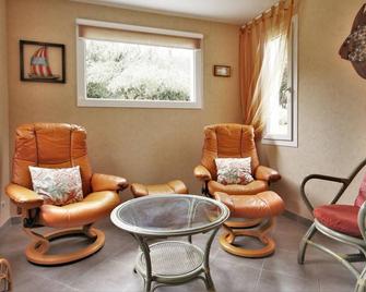 Gite Verdoyant Proche Plages Avec Terras - La Turballe - Wohnzimmer