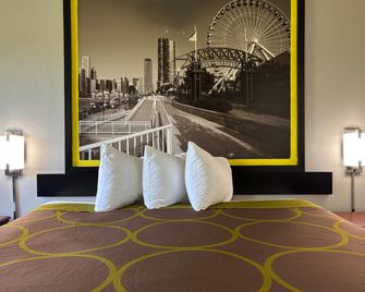 Super 8 by Wyndham Mt. Carmel IL - Mount Carmel - Bedroom