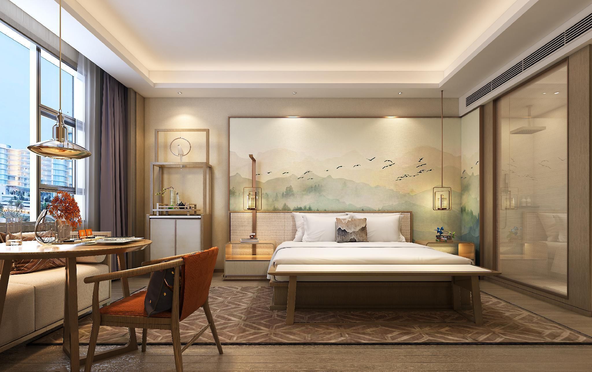 Huailai Wanyue Jianguo Hotel - Zhangjiakou - Camera da letto