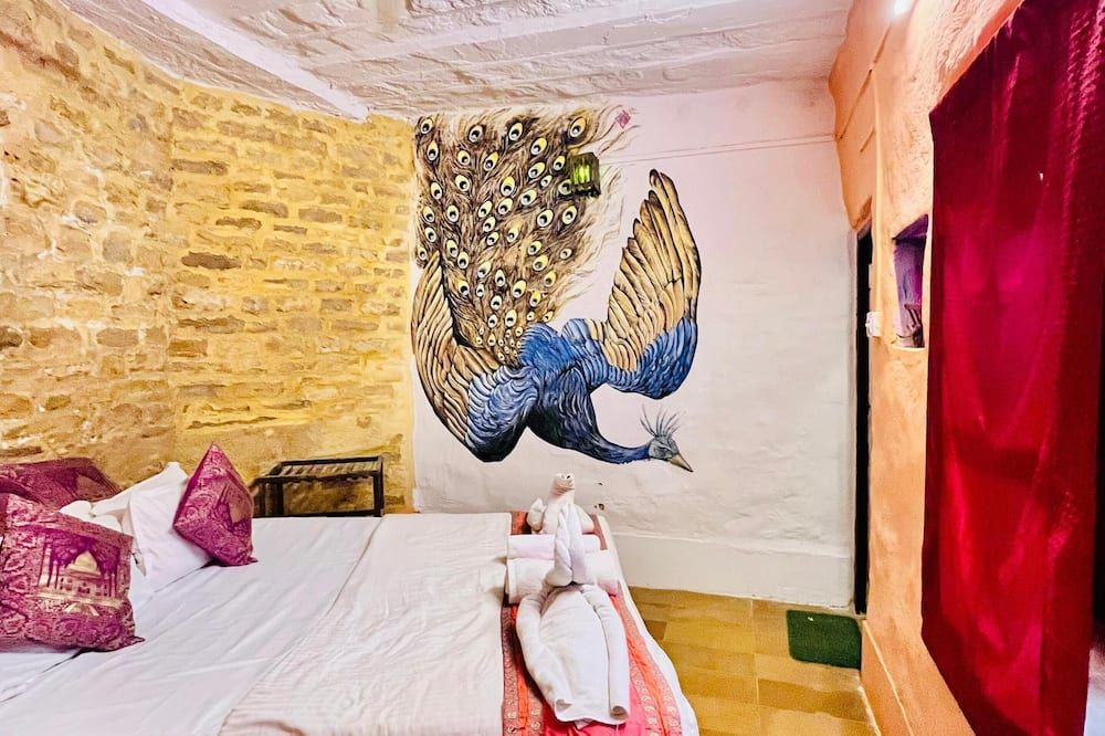 Fort House Jaisalmer - ג'יסלמר - חדר שינה