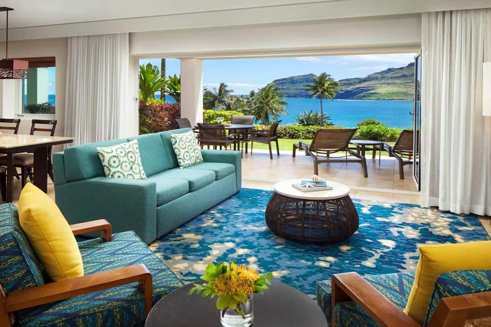 Garden View - 3 Bedroom - Marriott's Kauai Lagoons - Full Resort Access - Lihue - Salon