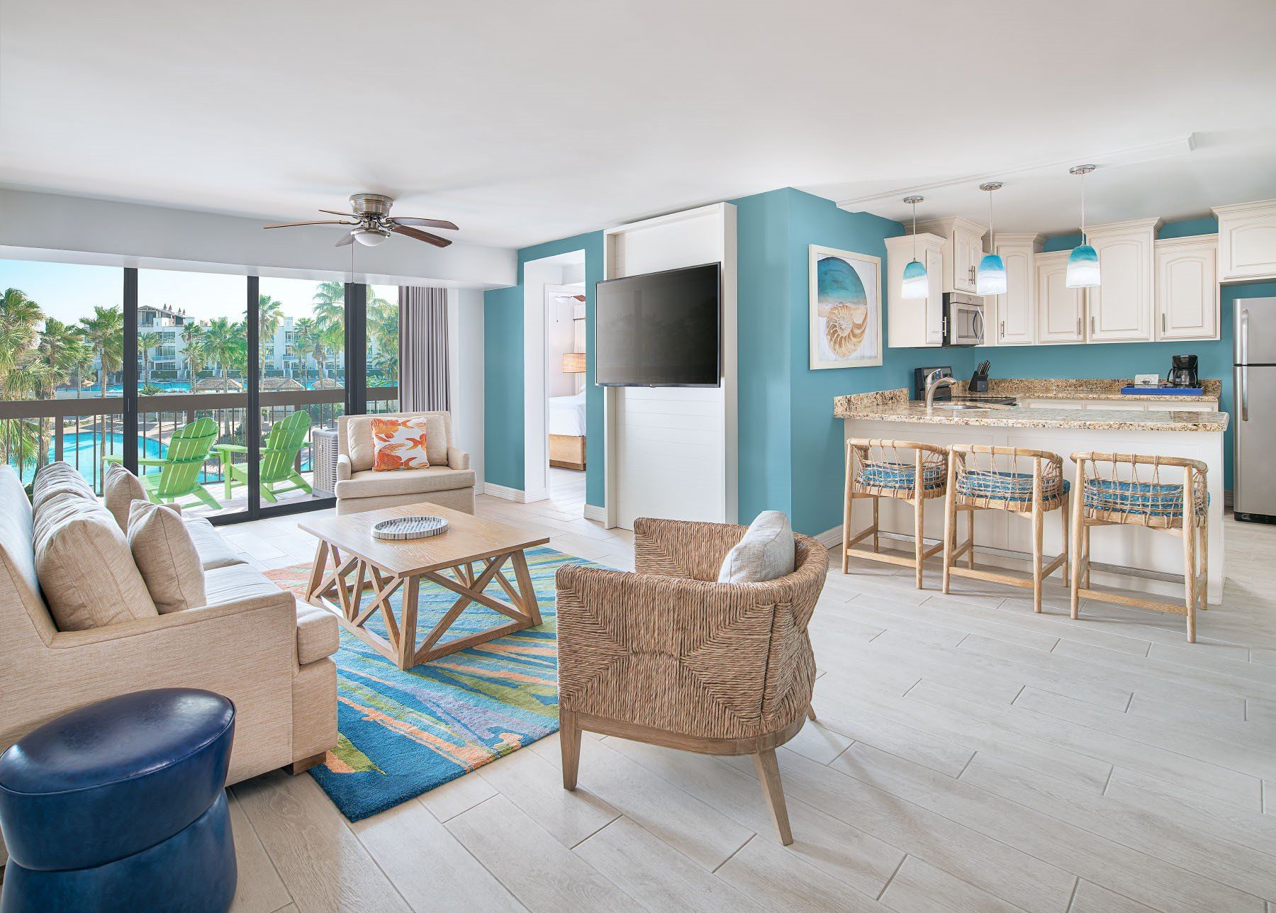 مارجريتافيل بيتش ريزورت ساوث بادر أيلاند - سوث بادري ايلاند - غرفة معيشة