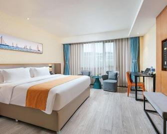 Home Inn Selected Hangzhou West Lake Lakeside Pedestrian Street - Hangzhou - Bedroom