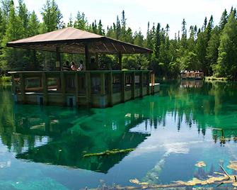 2bed 1bath Lake MI Fishing Cabin Wifi Ac Deck Firepit Kayaks Paddle Boat Dock #7 - Gladstone - Pool