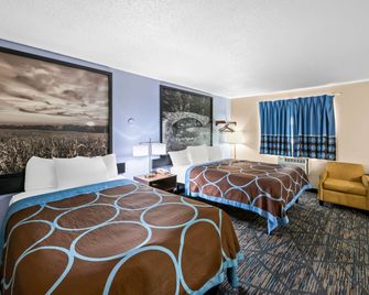 Super 8 By Wyndham Council Bluffs Ia Omaha Ne Area - קאונסיל בלאפס - חדר שינה