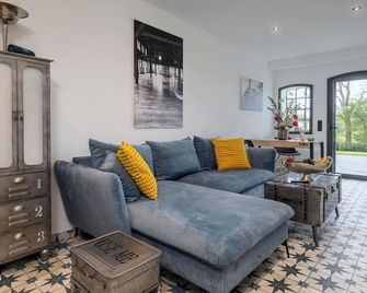 Kupferkoje - Country Lodge Ole Steen - Tating - Wohnzimmer