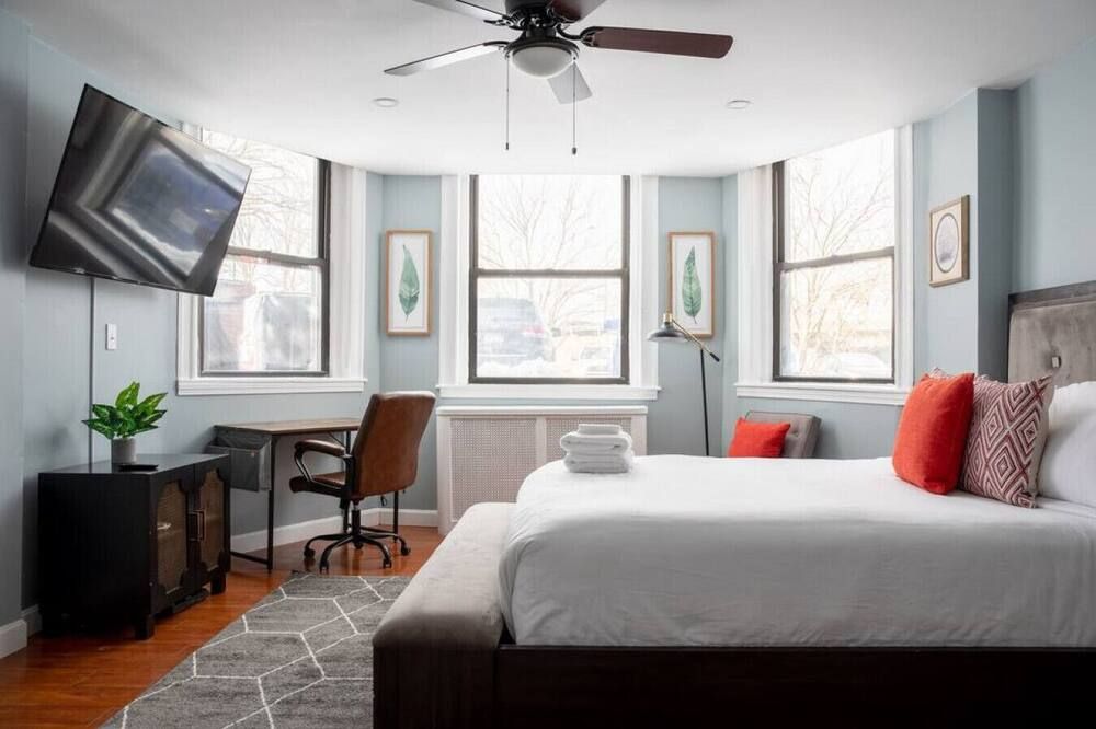 Cozy Back Bay Studio and Close to Fenway - بوسطن - غرفة نوم