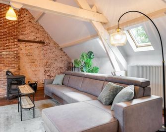 Nice Apartment on Unesco World Heritage Site Wortel-kolonie - Hoogstraten - Вітальня