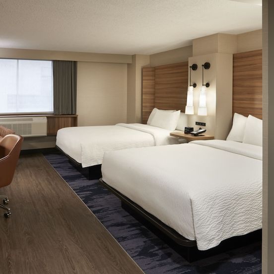 Bedroom view of Fairfield by Marriott Niagara Falls, Canada