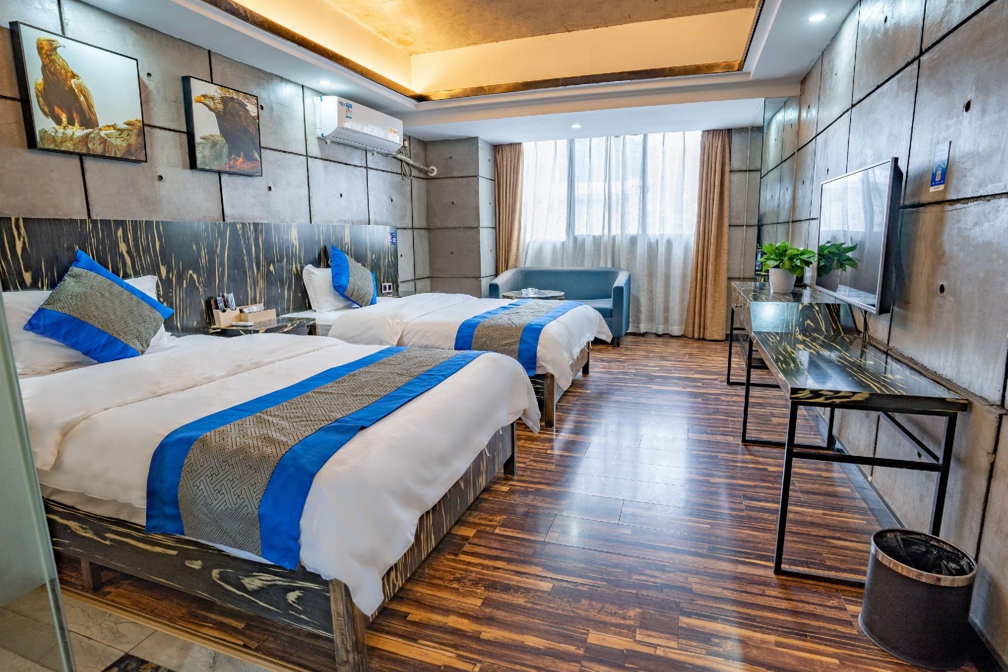 Zhangjiajie Mr.F Boutique Hotel (Tianmen Mountain Cableway Station) - ג'אנגג'יאיי - חדר שינה