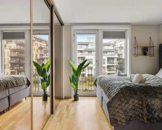 Dinbnb Homes L High-End L 15 Min From City Center L Rooftop Terrace - Oslo - Soveværelse