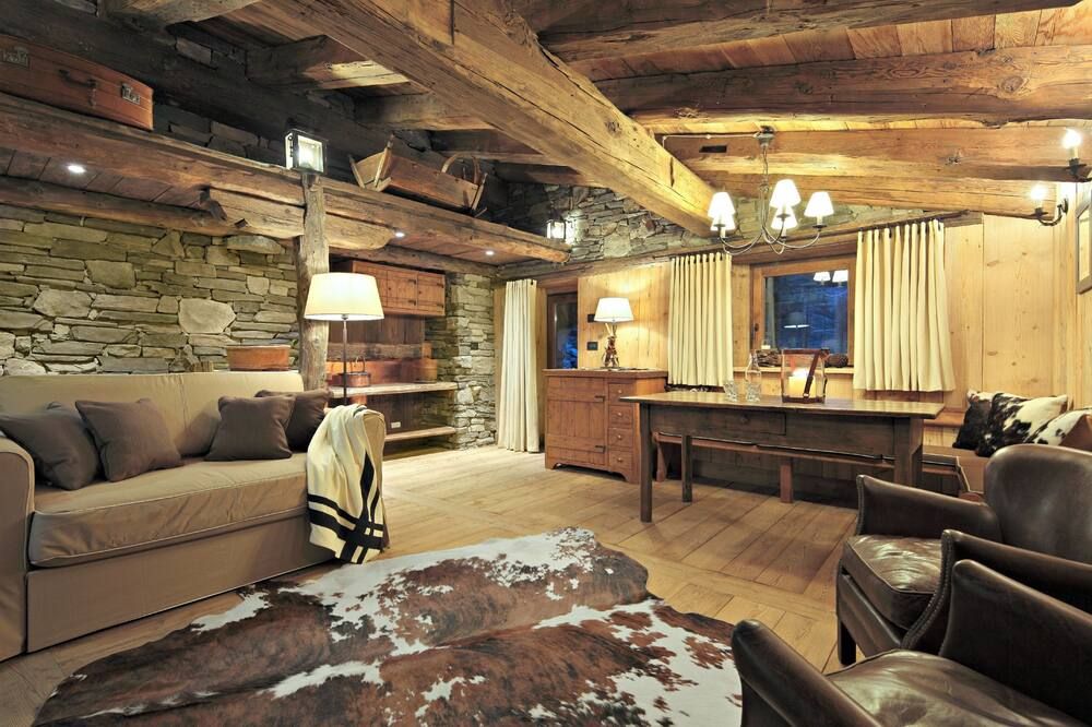 Hotellerie De Mascognaz - Champoluc - Living room