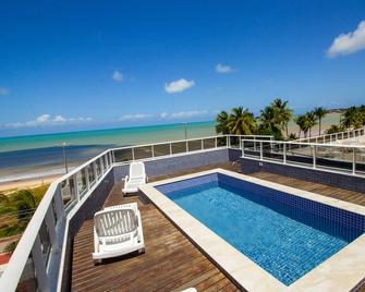 Bela Hospedagem - #Atlântico Sul 408 - Flat com vista para o mar - João Pessoa - Piscina