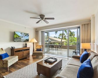 Extra Large 1br Luxury Resort Condo With Massive Outdoor Space & Balcony - Lahaina - Sala de estar