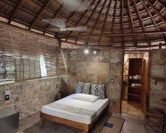 Aldea Maya-Ha Cabañas con cenotes - 莫雷洛斯港 - 臥室