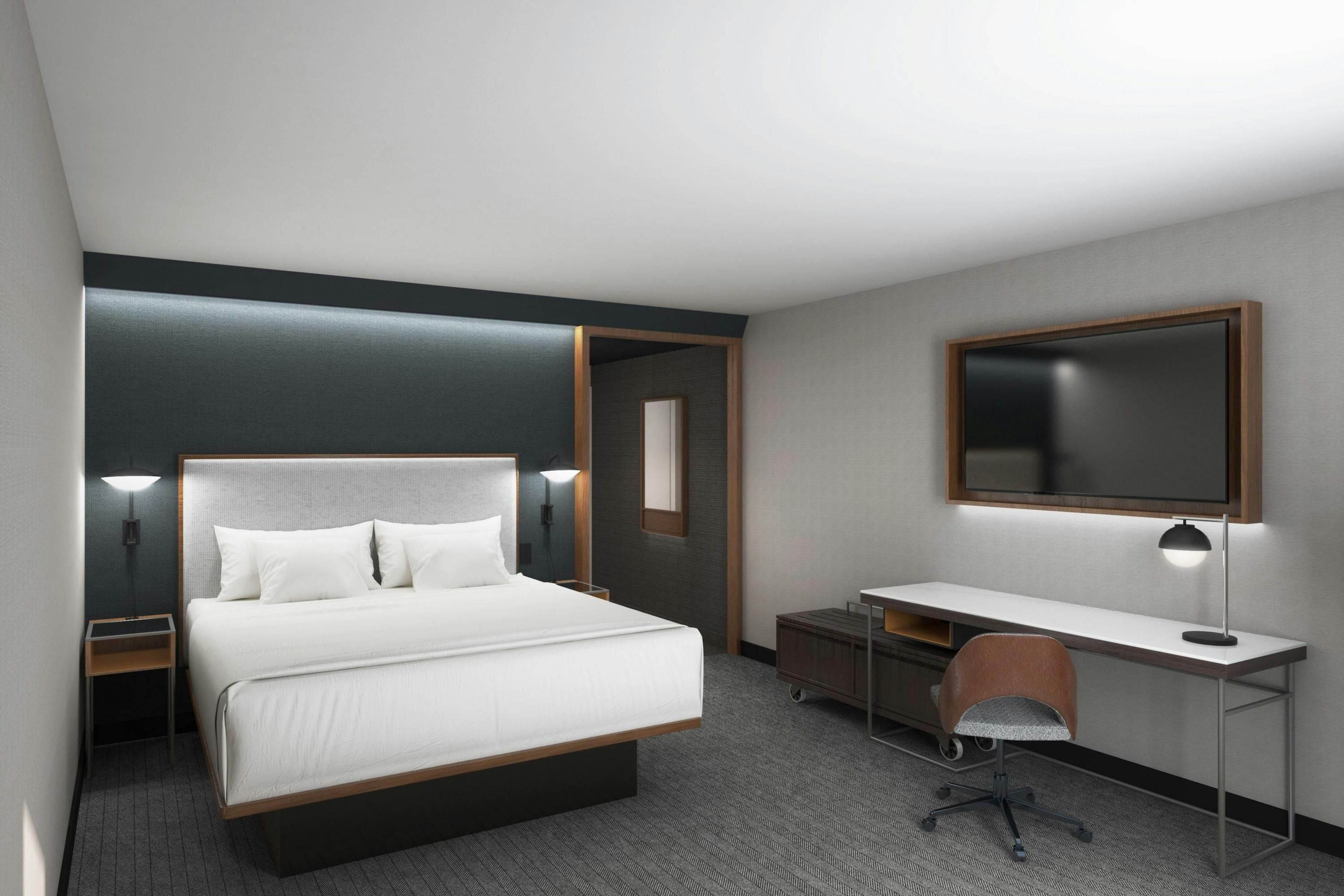 Courtyard by Marriott New York Queens/Jamaica - קווינס - חדר שינה