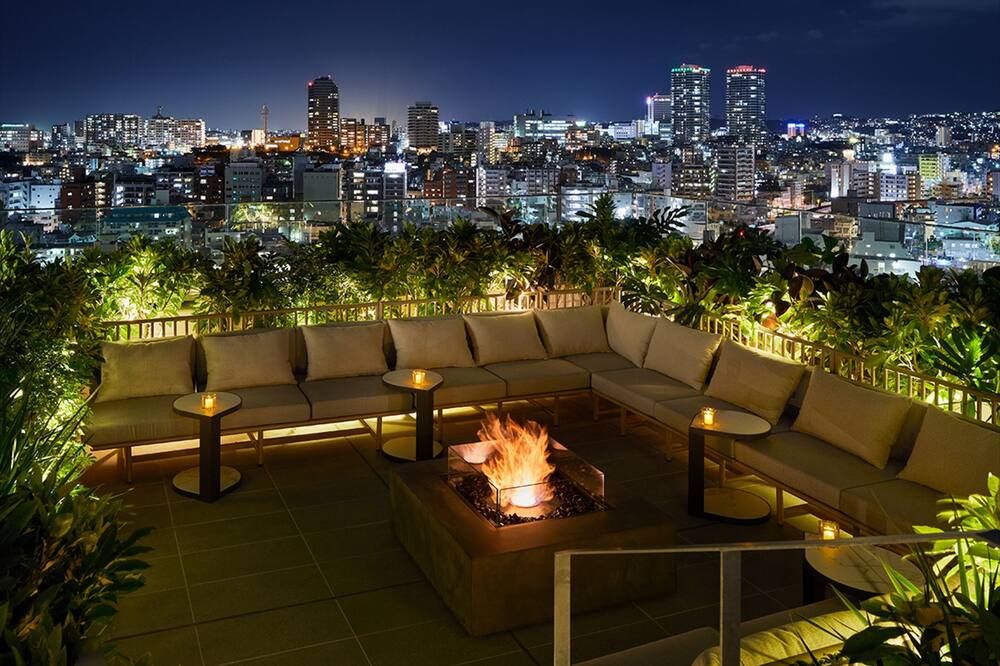 Balcony view of Hotel Strata Naha