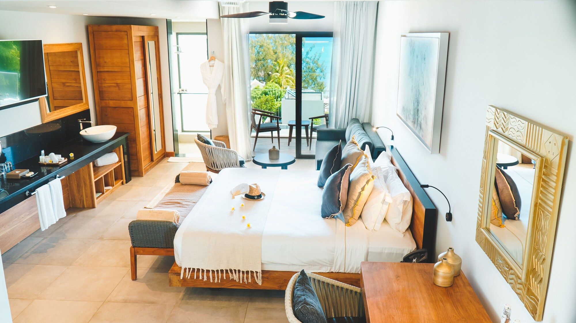 Wonders Beach Boutique Hotel - Mont Choisy - Schlafzimmer