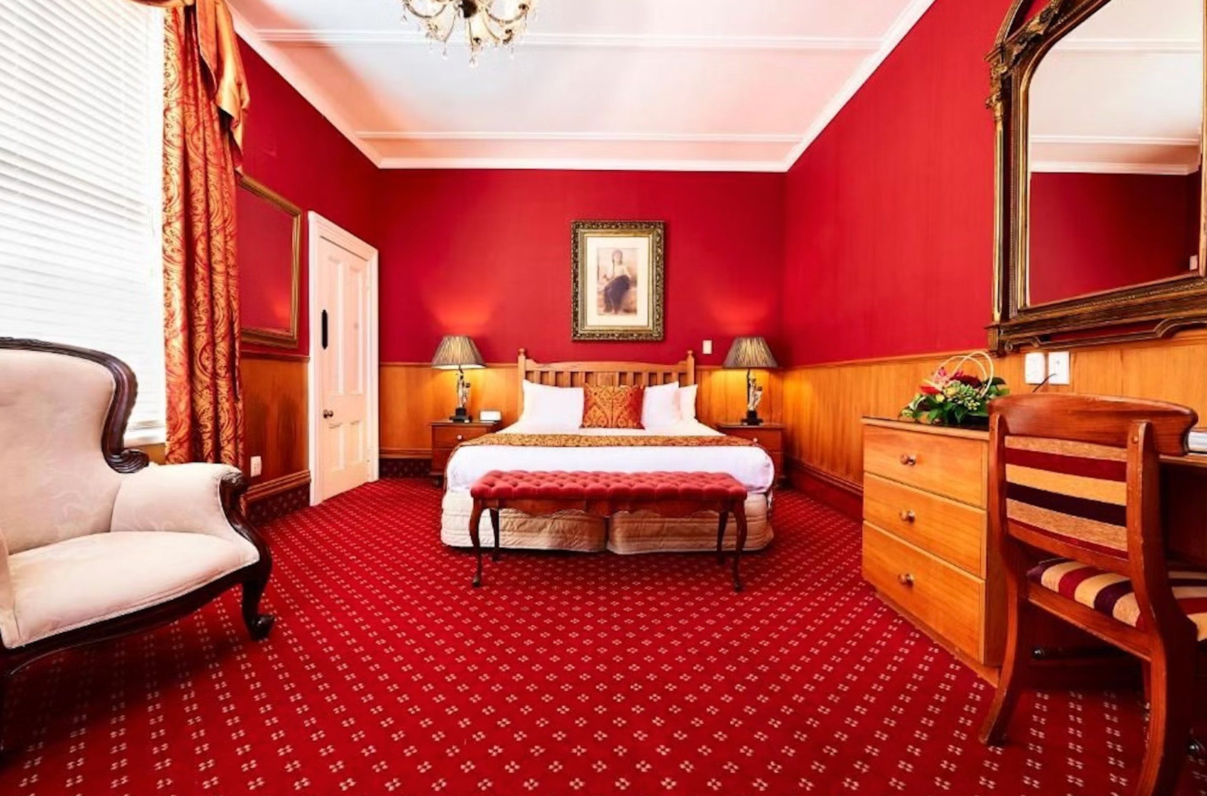 Princes Gate Hotel - רוטורואה - חדר שינה