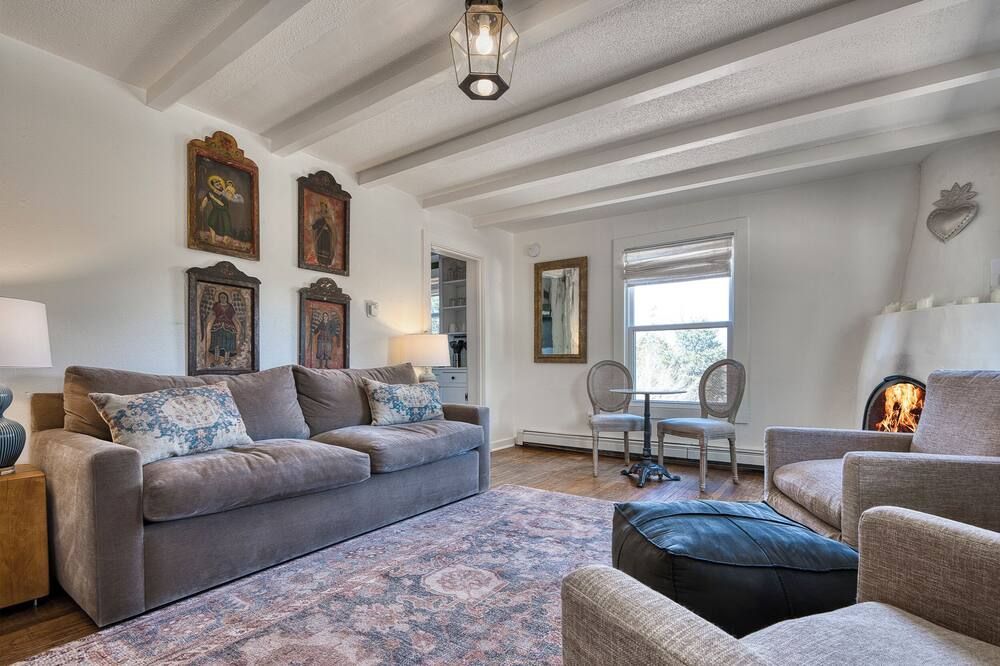 Tesuque Outpost Casita E Best views in Santa Fe - سانتا في - غرفة معيشة