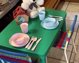 Stone chalet with valley view - Gera Lario - Dining room