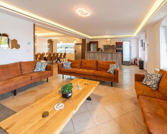 Former Hotel with Swimming Pool, Hot Tub, Sauna for Family Groups - Xhoffraix - Lounge