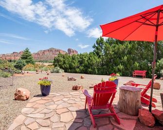 Suite Mimosa/Get Back to Nature at Secluded Couple's Retreat - Sedona - Innenhof