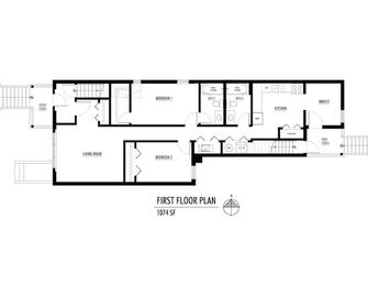 Coming Soon! Chic 2-bedroom apartment in beautiful Chicago. 30+ Day Stays Only - Chicago - Floorplan