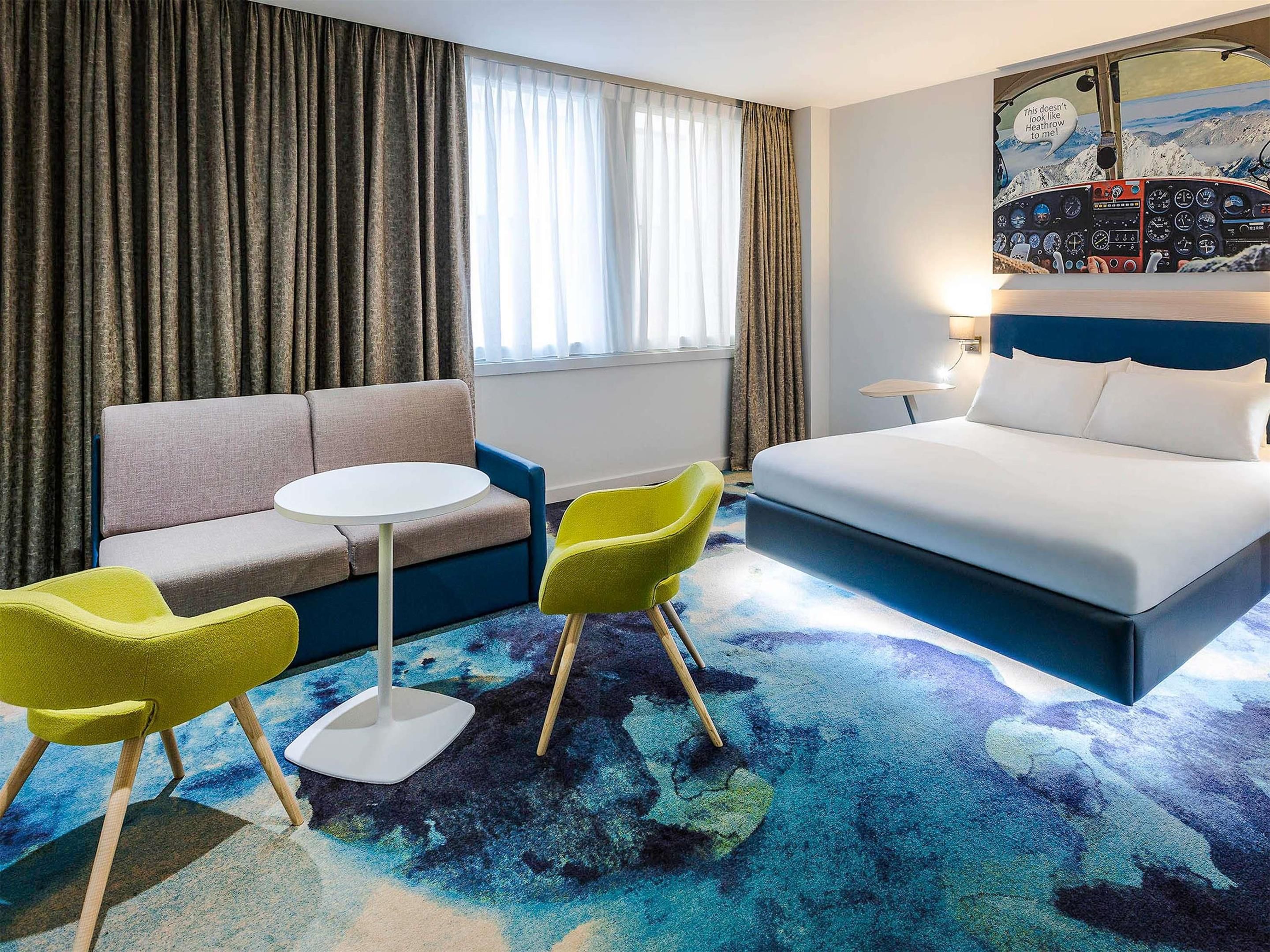 ibis Styles London Heathrow Airport - Hayes - Bedroom