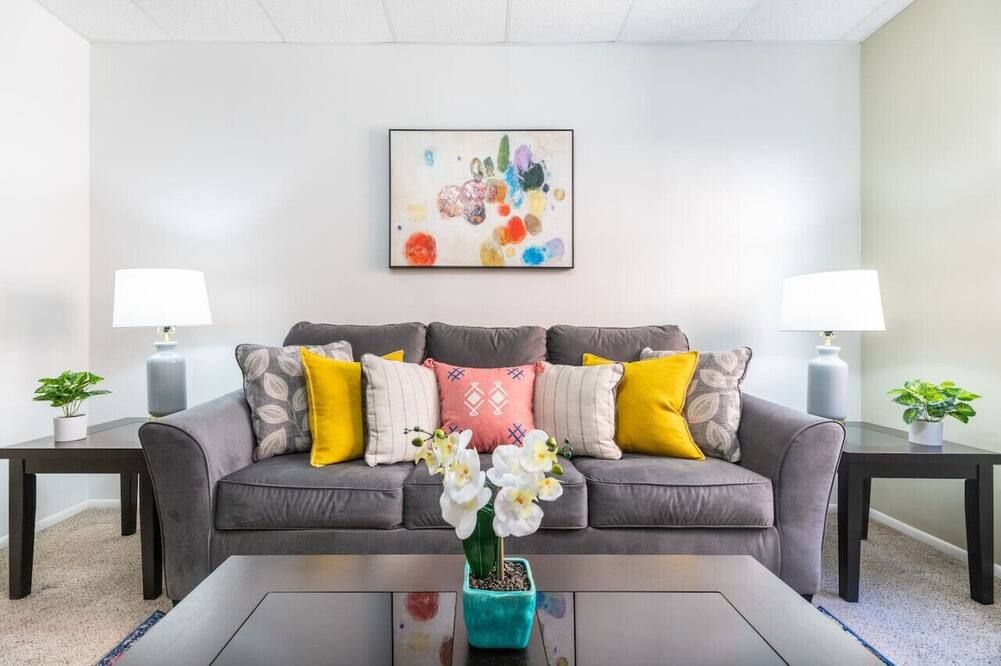 Historic Avenues Apartment Downtown - סולט לייק סיטי - סלון