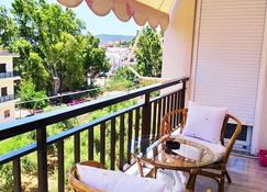 Amazing Apartment next to the sea! - Agios Nikolaos - Balkon