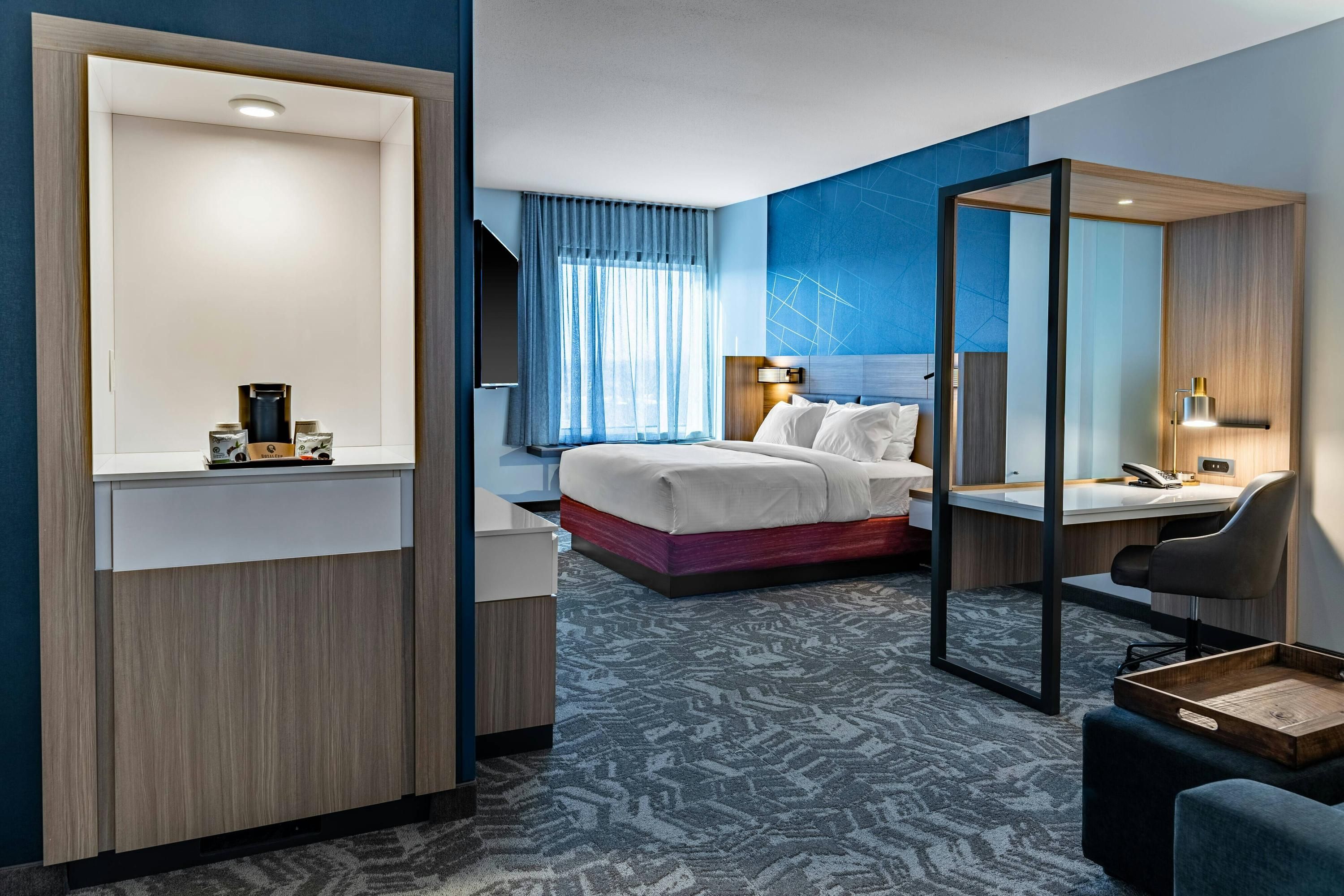 SpringHill Suites by Marriott Overland Park Leawood - אוברלנד פארק - חדר שינה