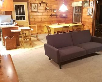 Log cabin nestled beside Chiques Creek in historic Lancaster County - Mount Joy - Living room