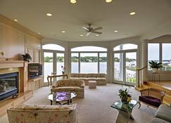 Elegant Riverfront Home with Expansive Views - Point Pleasant - Living room