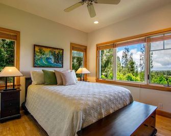 Nestle Into Your Private Cottage After a Busy Day. Enjoy the Hottub - Permitted - Haiku-Pauwela - Bedroom