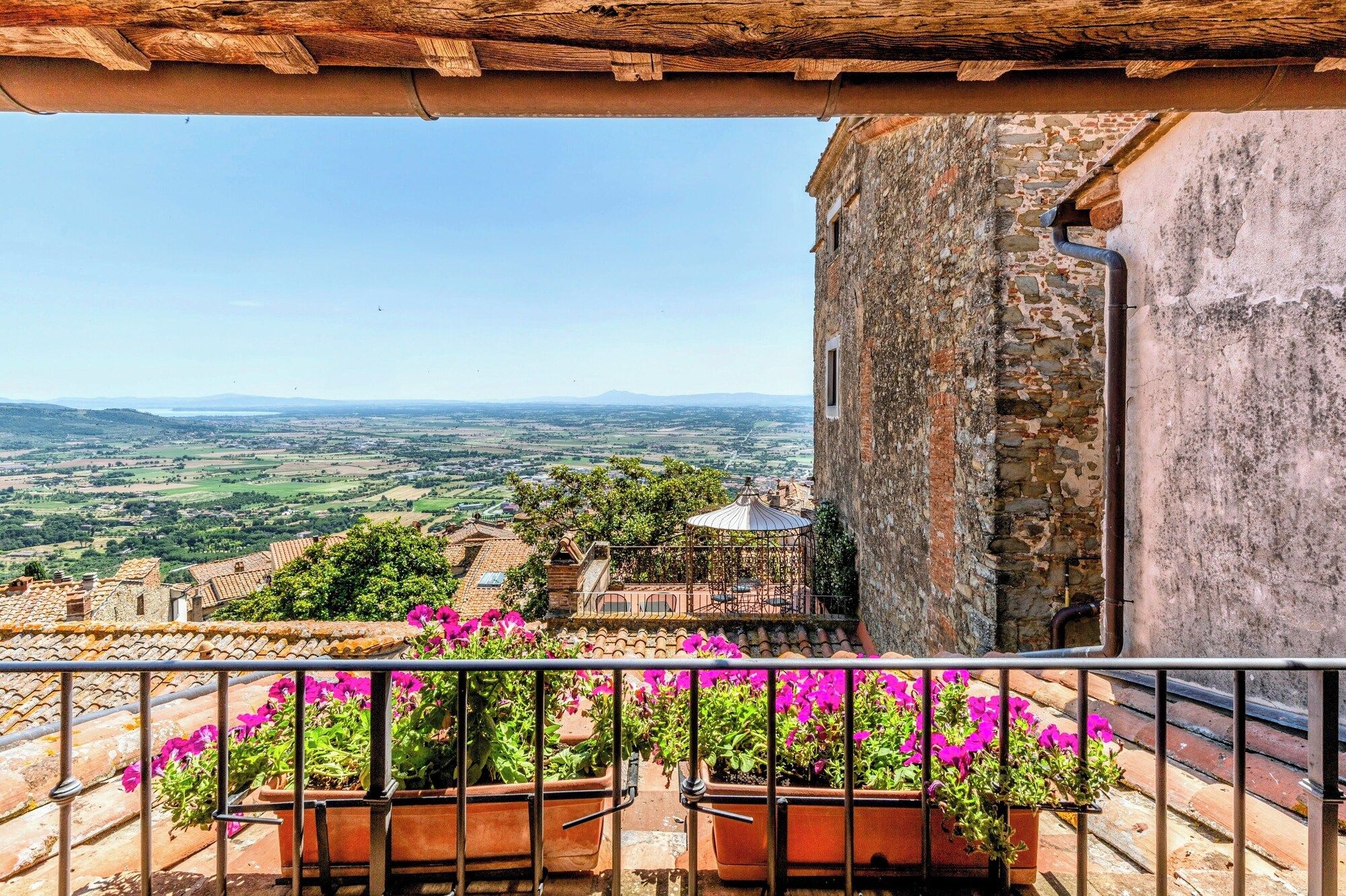 Hotel San Michele - קורטונה - מרפסת