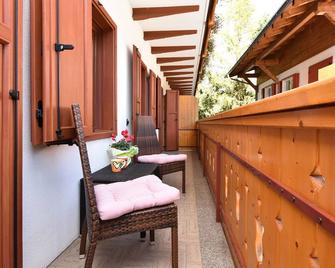 Majon Vajolet Apartments Luisa ' Antermoia' Wifi Mountain View Large Balcony - Vigo di Fassa - Balcony