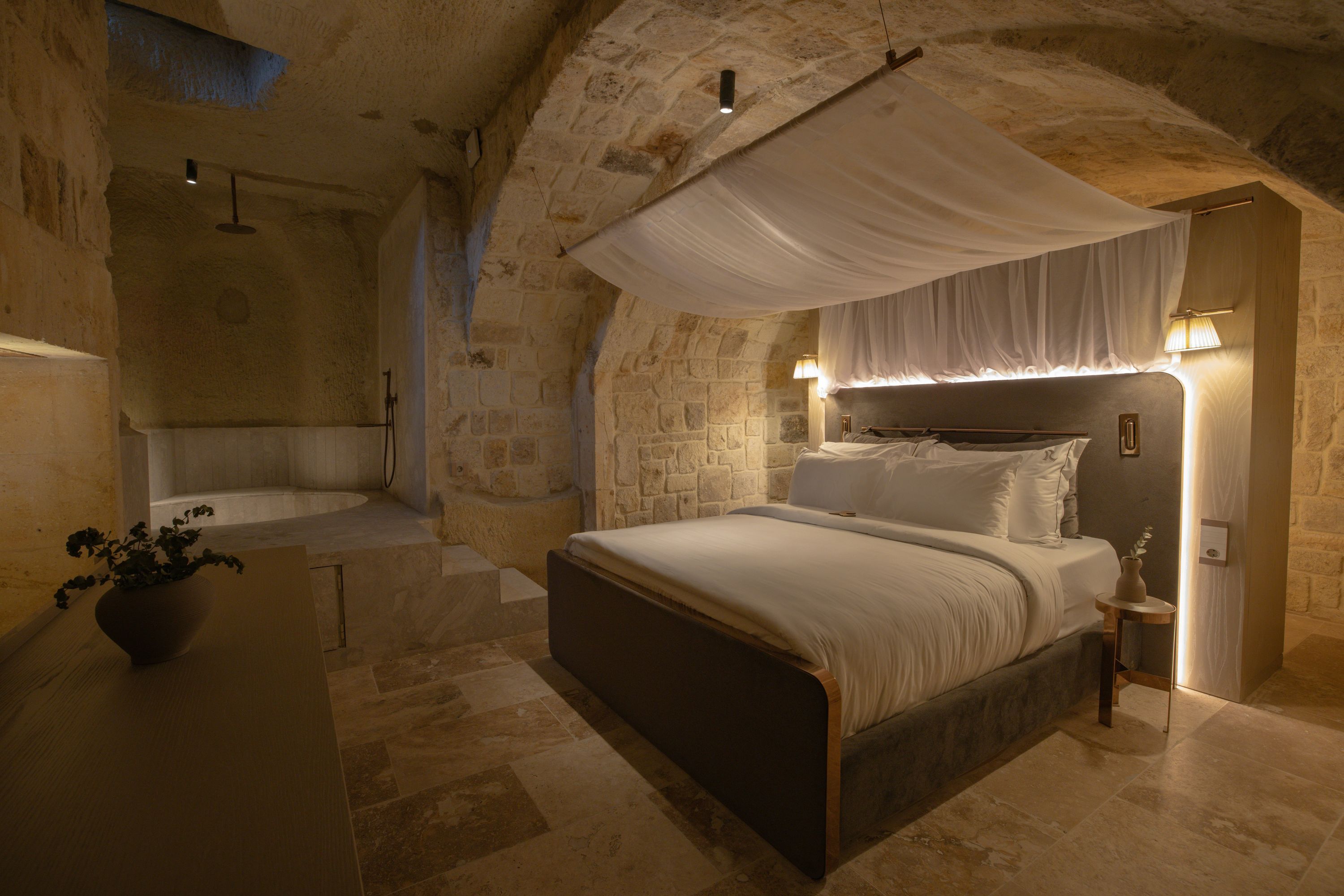 Avantgarde Refined Caves Of Cappadocia - אורגופ - חדר שינה
