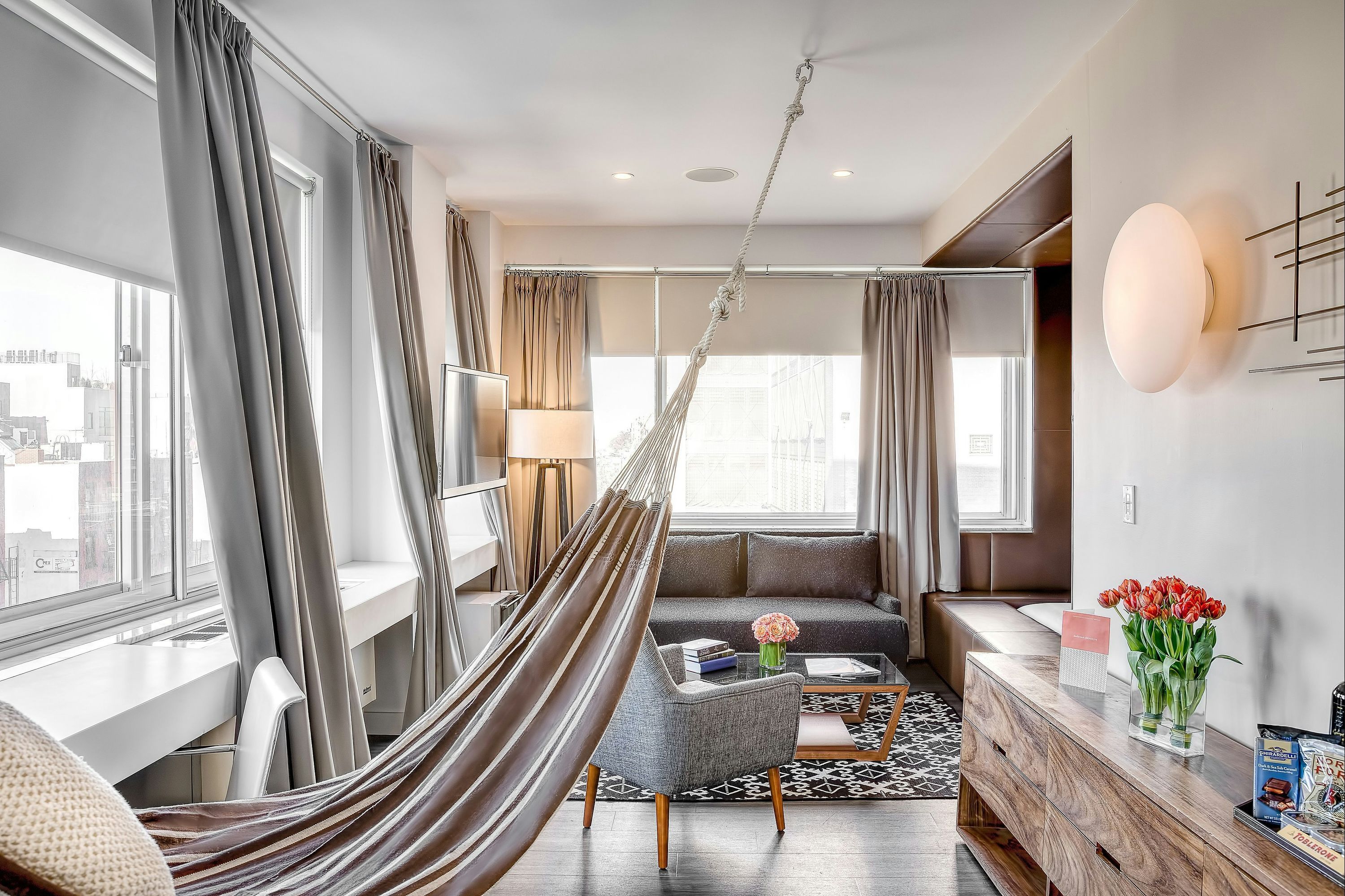 Nu Hotel Brooklyn - ברוקלין - חדר שינה