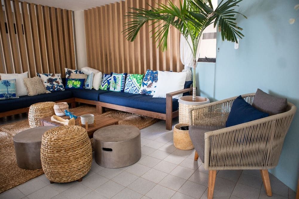 هوتل أماهاسو - لويس كوريا - غرفة معيشة