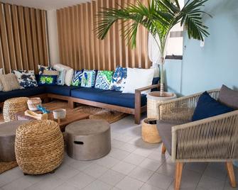 هوتل أماهاسو - لويس كوريا - غرفة معيشة