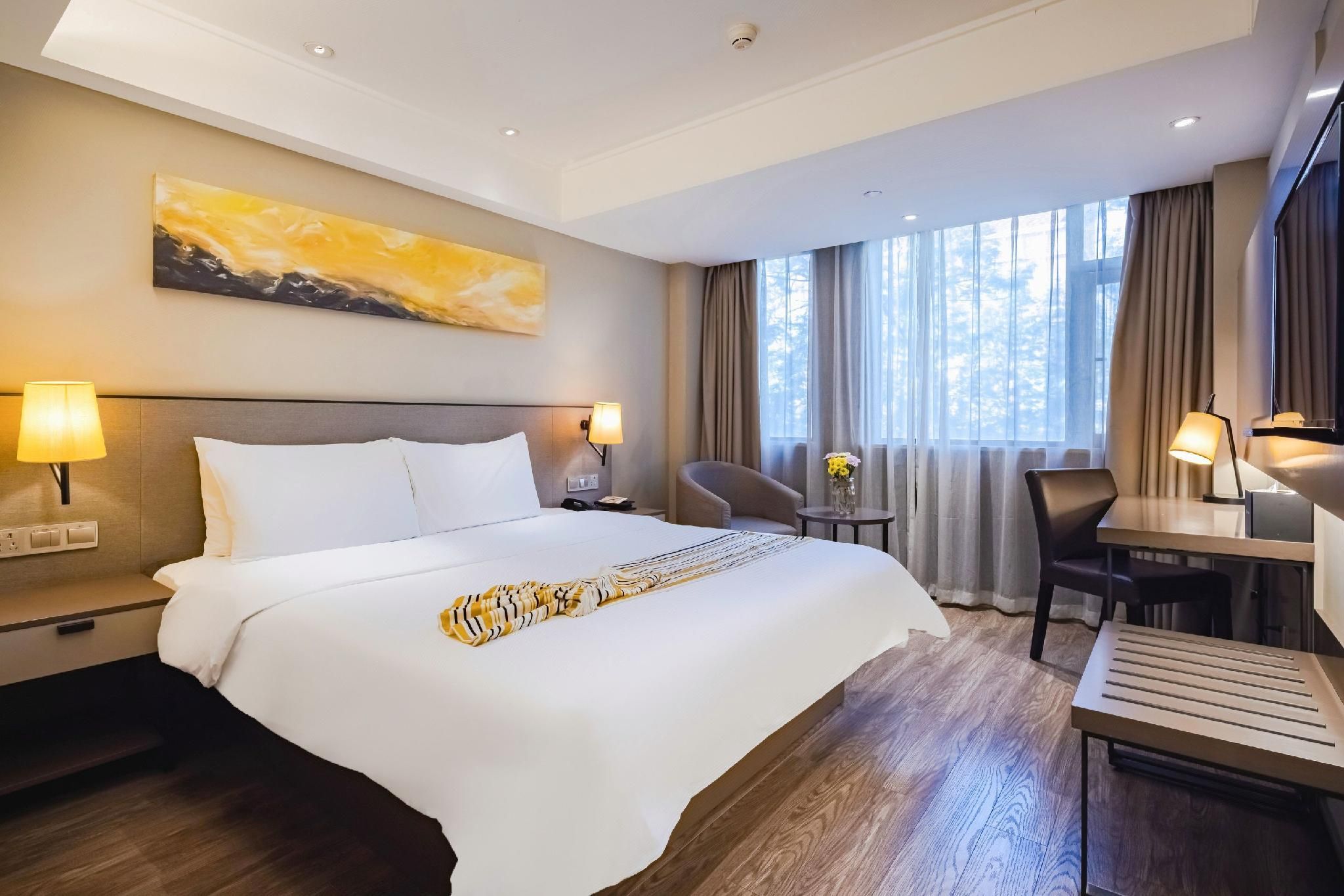 Home Inn Plus Kunming Qingnian Road Golden Eagle Plaza - קונמינג - חדר שינה