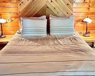 Beautifully Renovated Vintage Cabin in the Heart of Manistee National Forest - Wellston - Bedroom